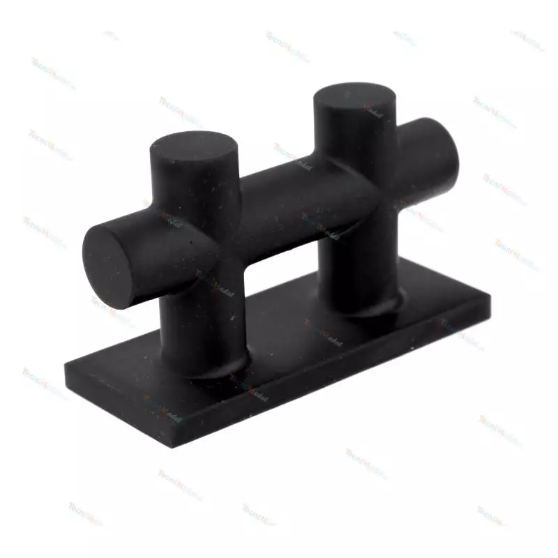 1 Double Bollard droit 40mm - TecniModel