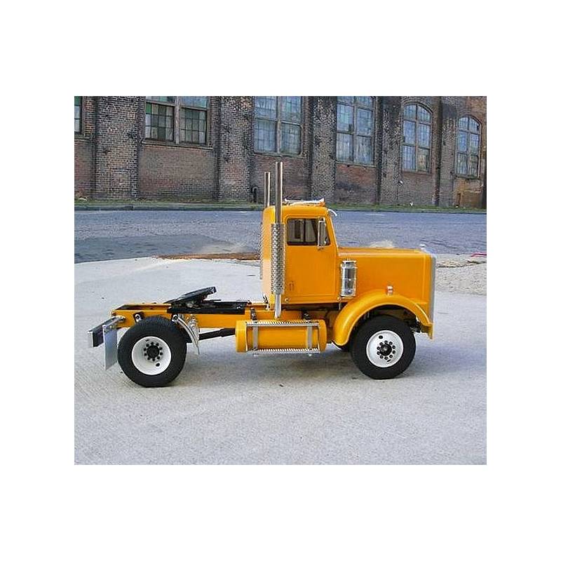 Pack de jantes tôle blanches old-school pour camion Tamiya 4x2 1/14 - RC4WD Diesel