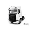 Stainless steel visor with lights for Scania S Tamiya 1/14 - LESU S-1254-E