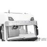 Stainless steel visor with lights for Scania S Tamiya 1/14 - LESU S-1254-E