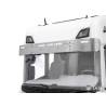 Stainless steel visor with lights for Scania S Tamiya 1/14 - LESU S-1254-E