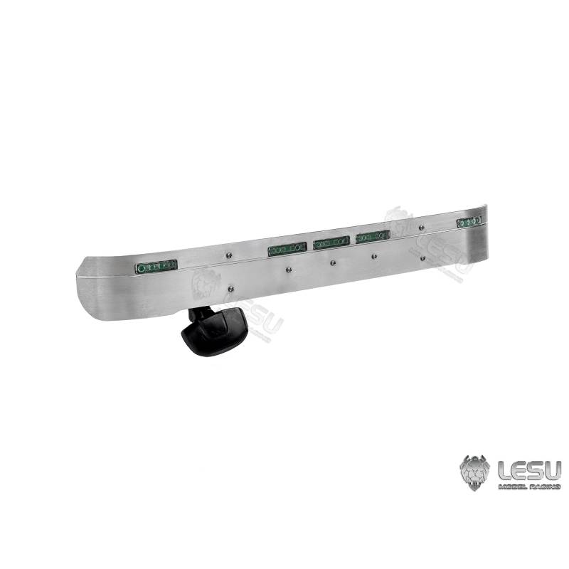 Stainless steel visor with lights for Scania S Tamiya 1/14 - LESU S-1254-E