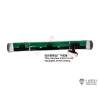Stainless steel visor with lights for Scania S Tamiya 1/14 - LESU S-1254-E