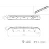 Stainless steel visor with lights for Scania S Tamiya 1/14 - LESU S-1254-E