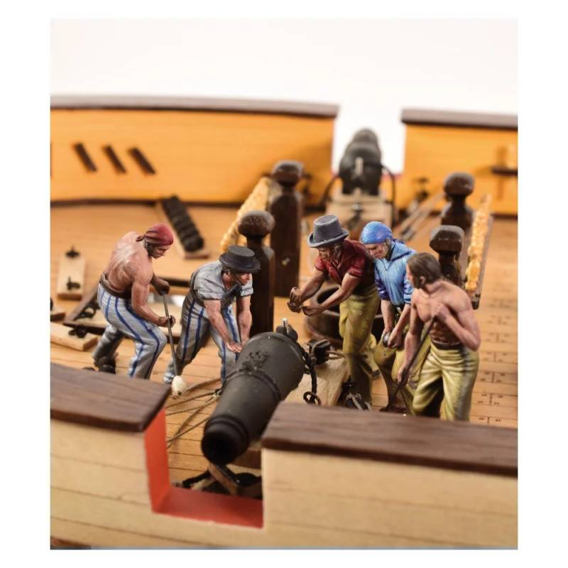 Lot of 10 figures gunners 1/48 Artesania Latina 22906F