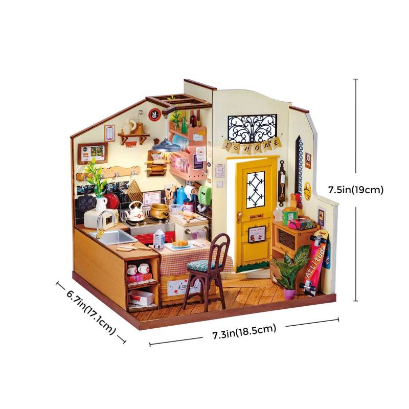 Cozy Kitchen miniature house
Robotime DG159