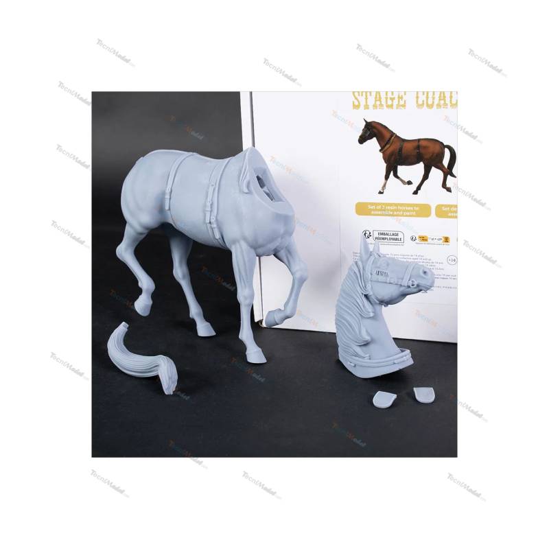 Lot de 2 figurines de chevaux 1/12
Artesania Latina 20345H