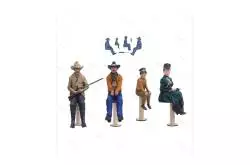 Set of 4 figures for Stage Coach 1/12 Artesania Latina 20345F