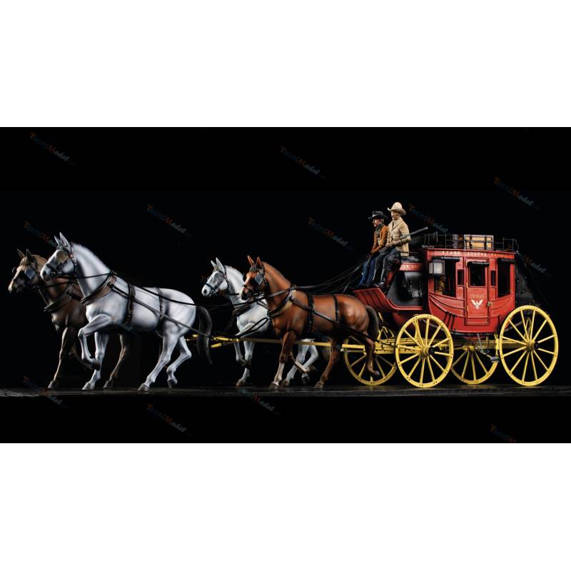 Lot de 4 figurines pour diligence Stage Coach 1/12
Artesania Latina 20345F