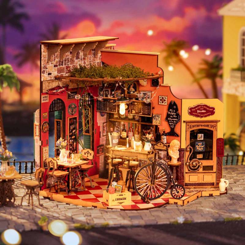 Miniature House Cheers Bar & Dining
Robotime DG173