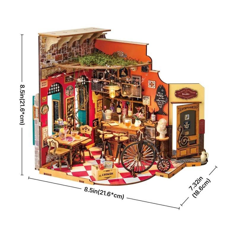 Miniature House Cheers Bar & Dining
Robotime DG173