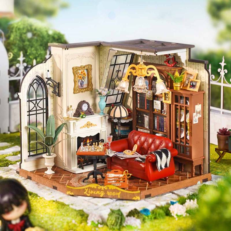 Miniature House Catherine's living room
Robotime DG175
