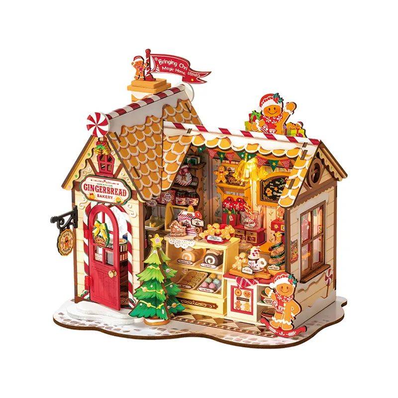 Maison miniature Maison en pain d'épices
Robotime DG176
