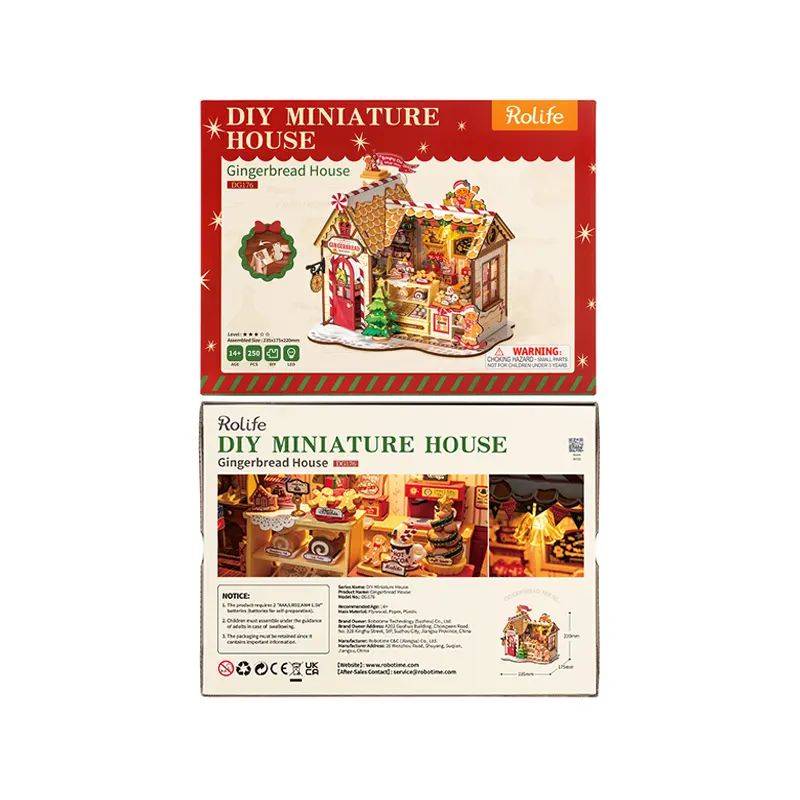 Miniature house Gingerbread house
Robotime DG176