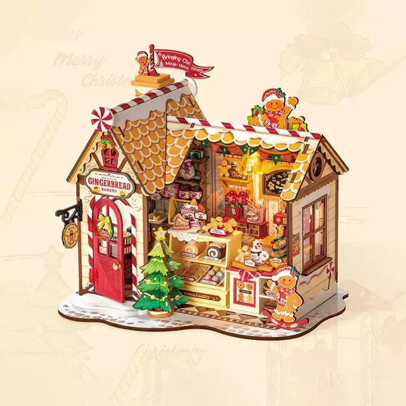 Maison miniature Maison en pain d'épices
Robotime DG176