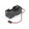 Battery case for 4 AA LR6 batteries with socket Futaba