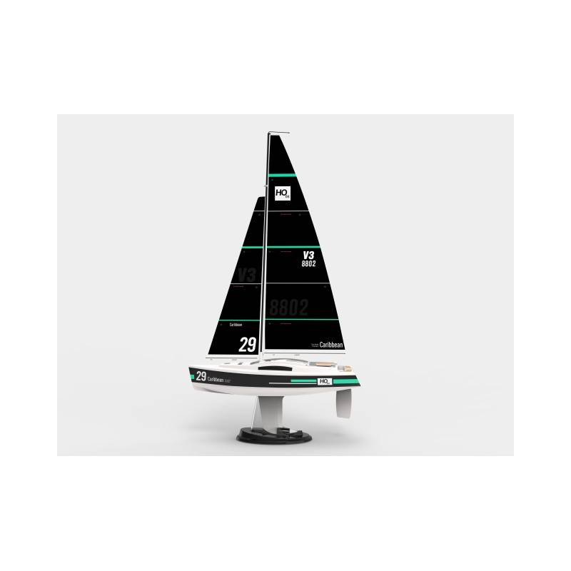 Radio controlled sailboat CARIBBEAN V3 RTR scale 1/64 - JOYSWAY JY8802V3