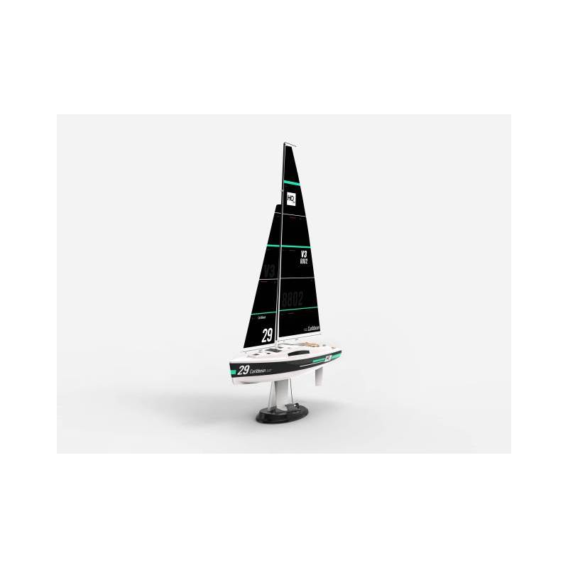 Radio controlled sailboat CARIBBEAN V3 RTR scale 1/64 - JOYSWAY JY8802V3