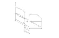 Working platform kit for tipper semi-trailer 1/14 - Veroma 18363