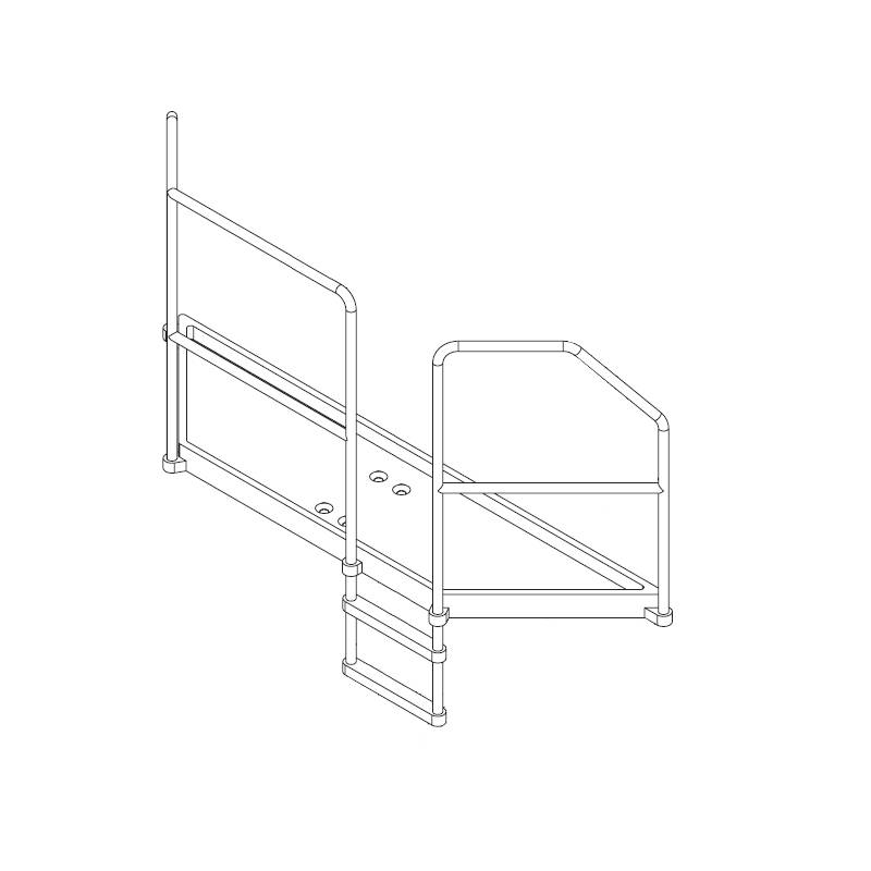 Working platform kit for tipper semi-trailer 1/14 - Veroma 18363