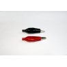 Pince crocodile rouge + noire