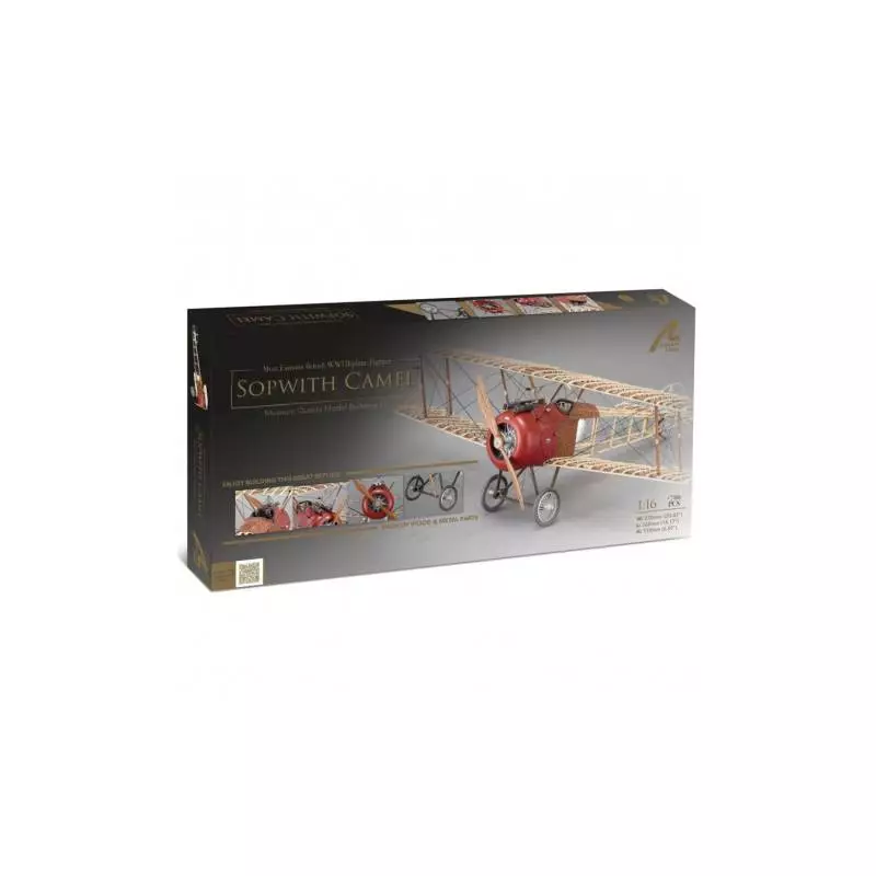 SOPWITH CAMEL F1 1918 1/16
Artesania Latina 20351