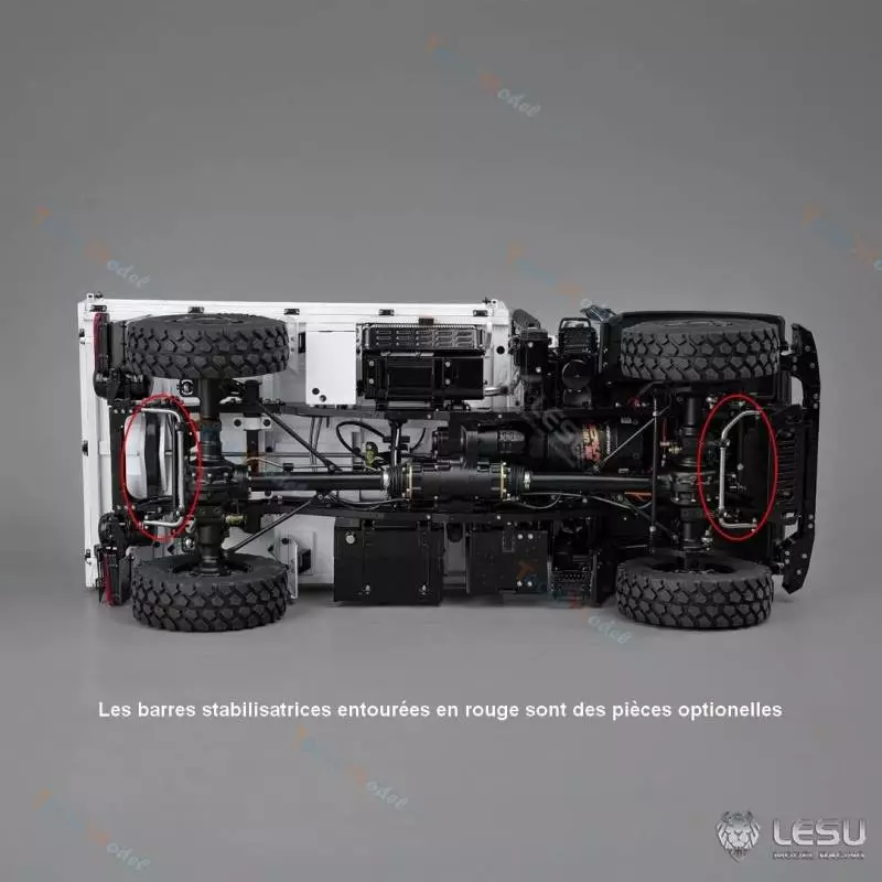Lesu RC off-road truck kit U4023 4x4 1/14 - LESU MT-44023-KIT