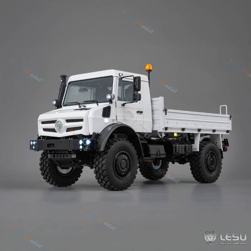 Lesu RC off-road truck kit U4023 4x4 1/14 (painted in white) - LESU MT-44023-KIT-S