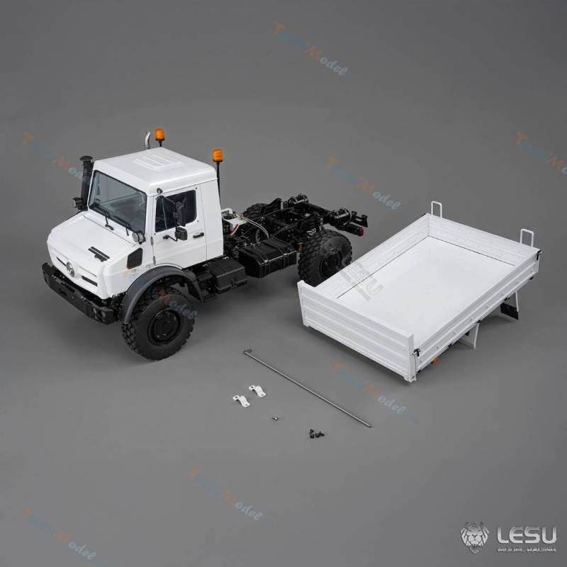 Lesu RC off-road truck kit U4023 4x4 1/14 (painted in white) - LESU MT-44023-KIT-S