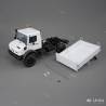 Camion RC tout-terrain U4023 4x4 1/14 Lesu en kit (peint en blanc) - LESU MT-44023-KIT-S