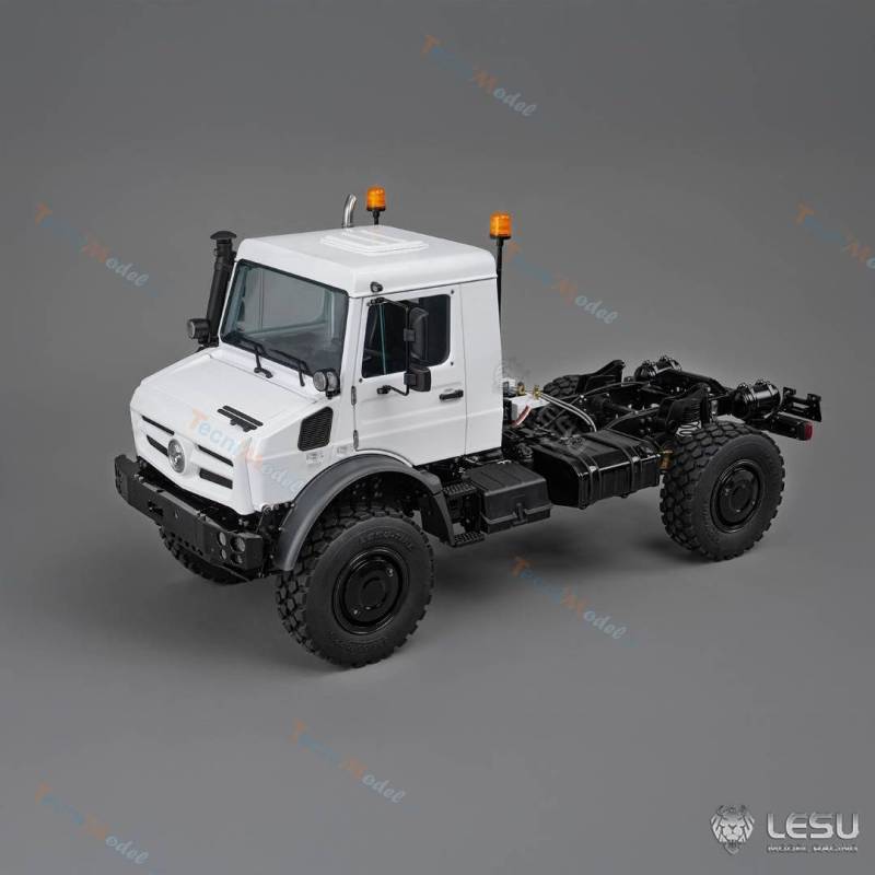 Lesu RC off-road truck kit U4023 4x4 1/14 (painted in white) - LESU MT-44023-KIT-S