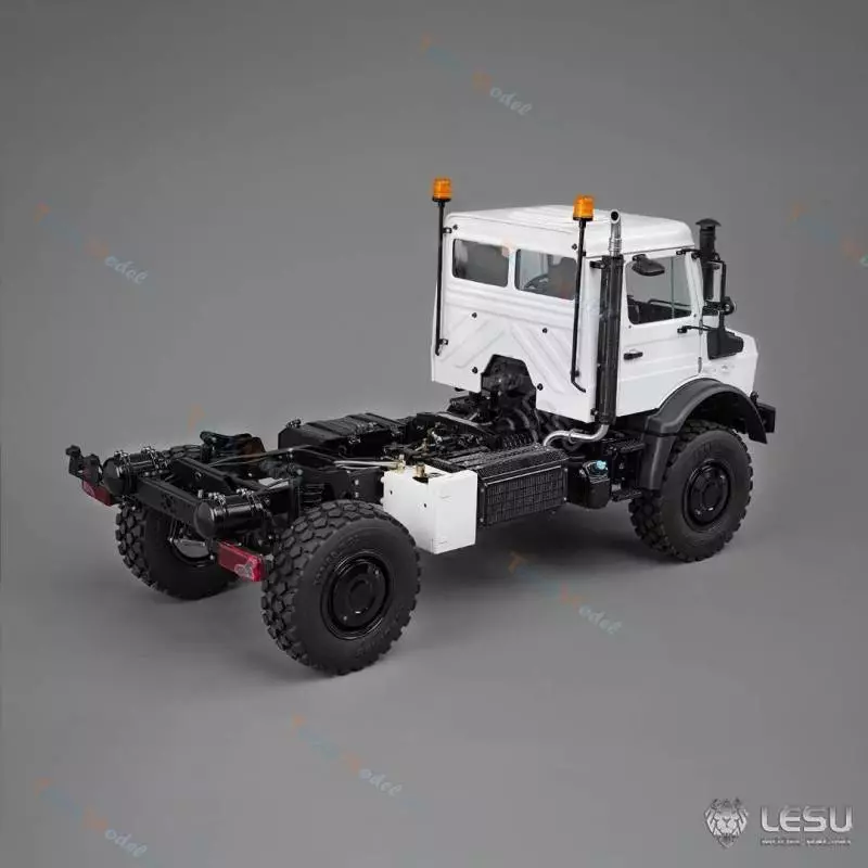 Lesu RC off-road truck kit U4023 4x4 1/14 (painted in white) - LESU MT-44023-KIT-S