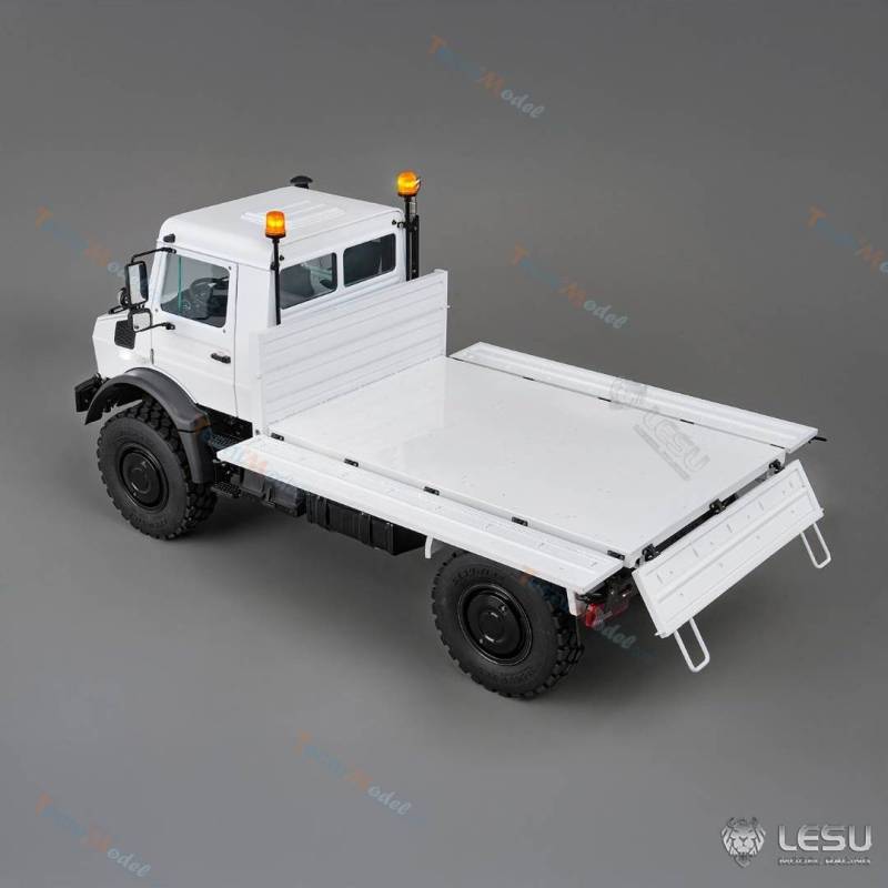 Lesu RC off-road truck kit U4023 4x4 1/14 (painted in white) - LESU MT-44023-KIT-S