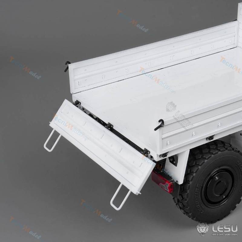 Lesu RC off-road truck kit U4023 4x4 1/14 (painted in white) - LESU MT-44023-KIT-S