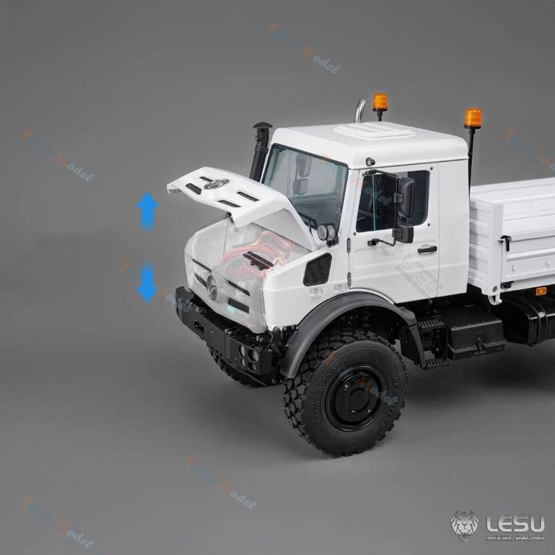Lesu RC off-road truck kit U4023 4x4 1/14 (painted in white) - LESU MT-44023-KIT-S