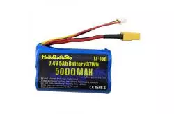 Accu Li-Ion 7,4V 5000mAh avec prise XT-30 - Scientific France Z01HR3000 - HelloRadio HR3000