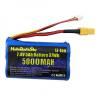 Accu Li-Ion 7,4V 5000mAh avec prise XT-30 - Scientific France Z01HR3000 - HelloRadio HR3000