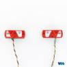 Pair of 5-chamber trailer rear light units with LEDs for 7.2V - 12V - Veroma 191541