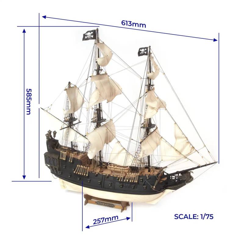 The Black Swan Pirate Ship Model
Occre 12012