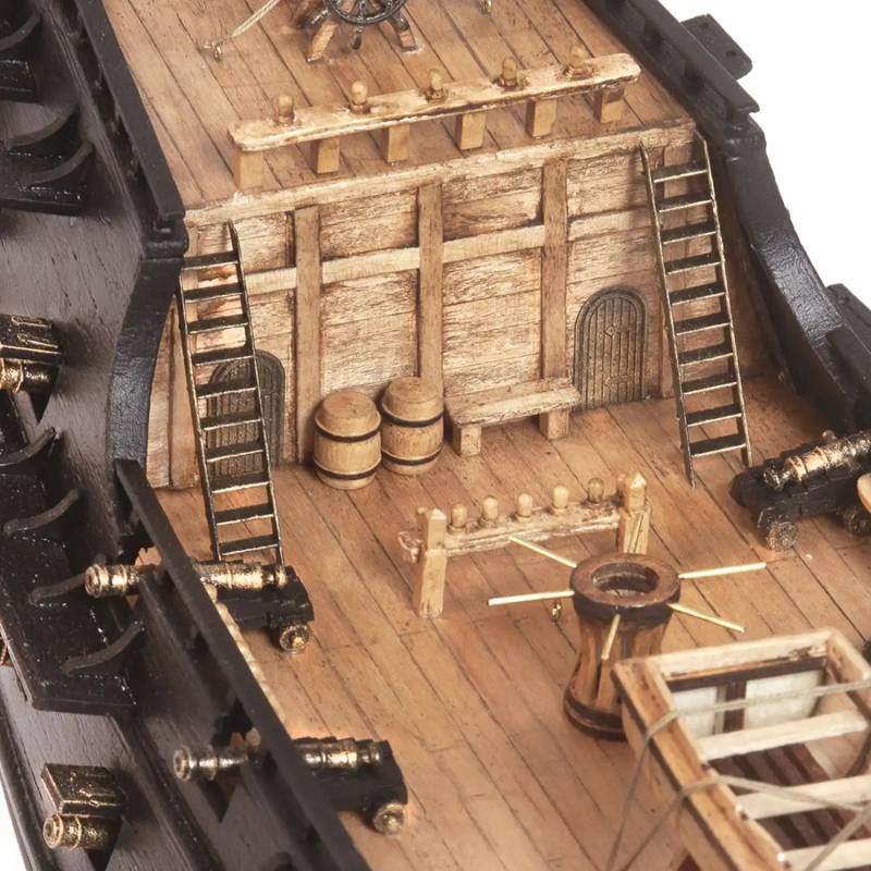 Wooden model of the pirate sailing ship "Black Swan" OCCRE 12012