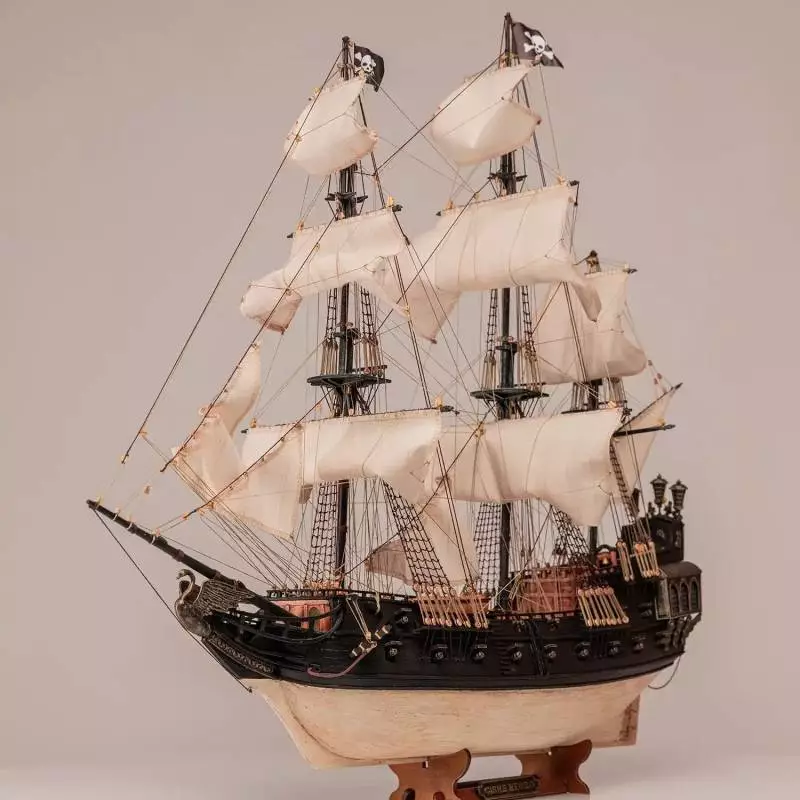 Maquette bois du voilier pirate "Black Swan" OCCRE 12012