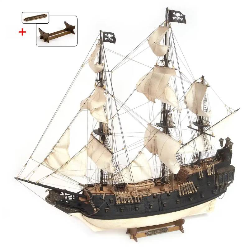 Maquette bois du voilier pirate "Black Swan" OCCRE 12012