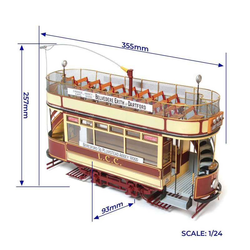 Tramway de Londres L.C.C 106 1/24 - Occre 53008
