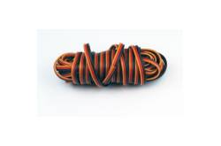 Servo cable type JR 0.30mm ² 3 flat strands (5m) 10315