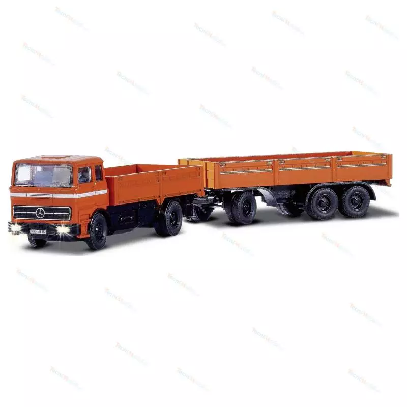 Radio-controlled truck Carson 1:87 MB 1620 with flatbed and trailerCarson 500504159