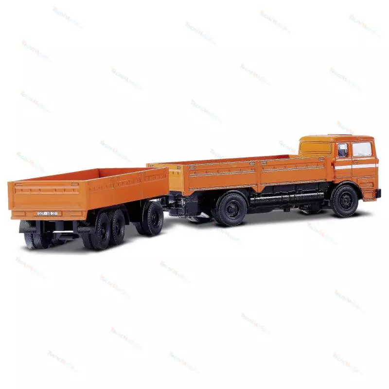 Radio-controlled truck Carson 1:87 MB 1620 with flatbed and trailerCarson 500504159
