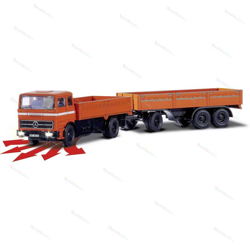 Camion Radiocommandé Carson 1:87 MB 1620 avec plateau à ridelles et remorque
Carson 500504159