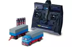 Radio-controlled truck Carson 1:87 MB 1620 with tarpaulin and trailerCarson 500504157