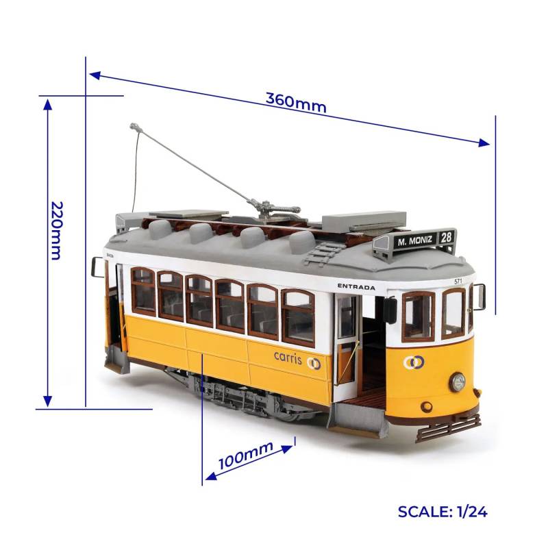 Maquette d'un Tramway de Lisbonne 1/24
OCCRE 53005