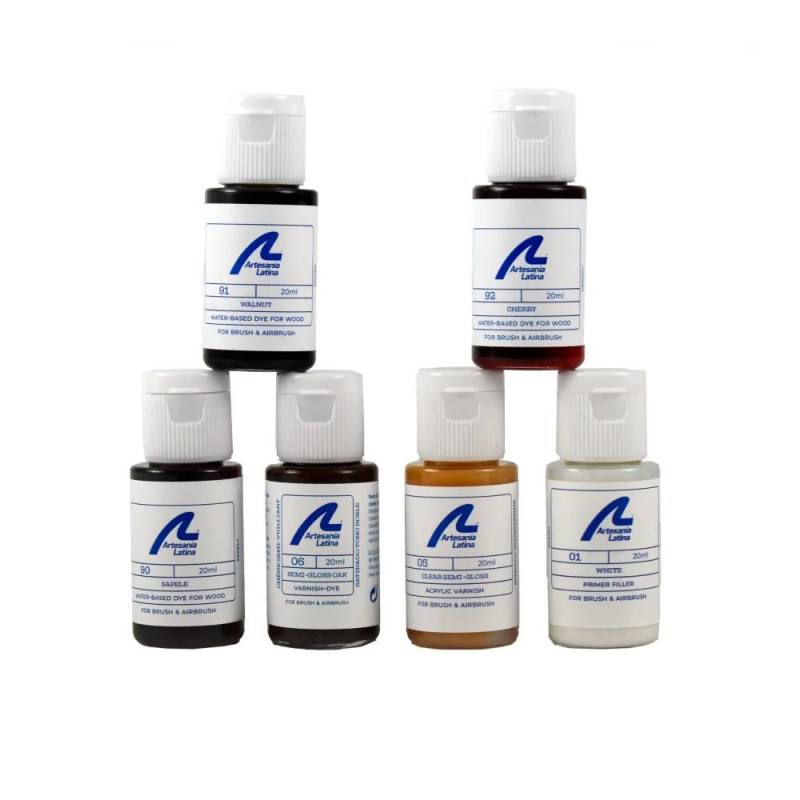 Wood stain and varnish pack - Artesania Latina 277PACKB3